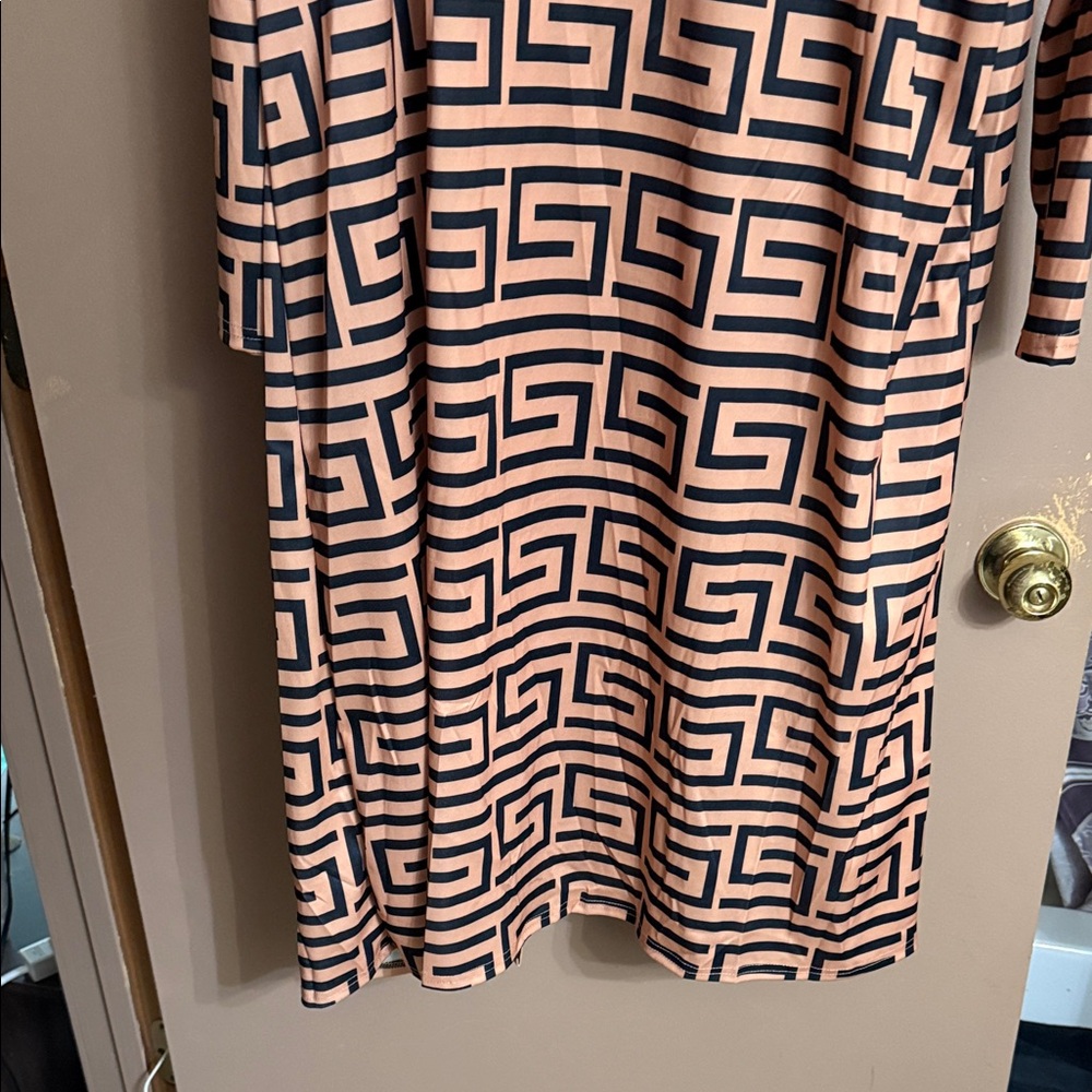 Geometric Patterned Open Cardigan - Picture 4 of 9